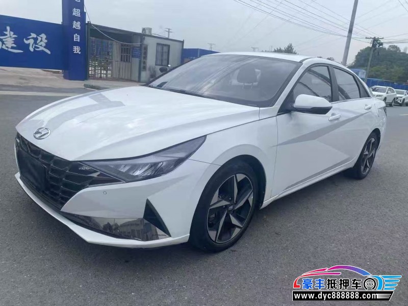 23年现代伊兰特轿车抵押车出售