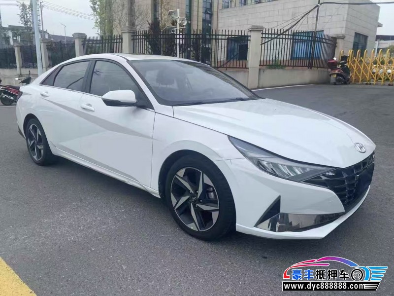 23年现代伊兰特轿车抵押车出售