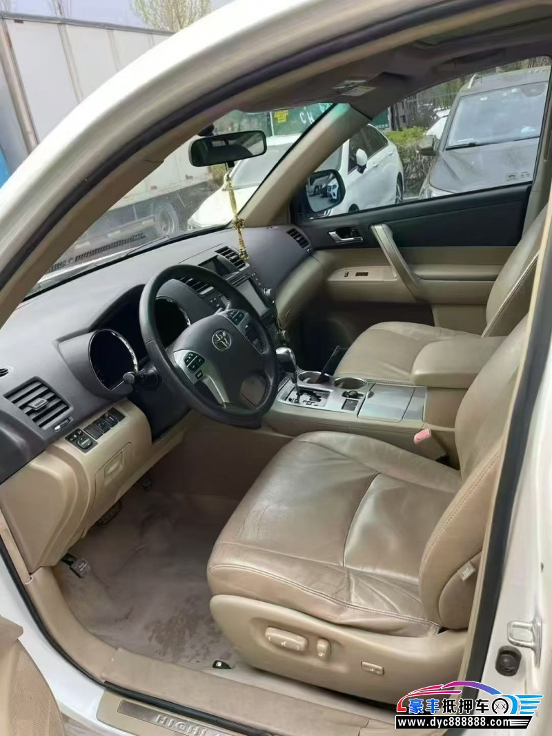 15年丰田汉兰达SUV抵押车出售