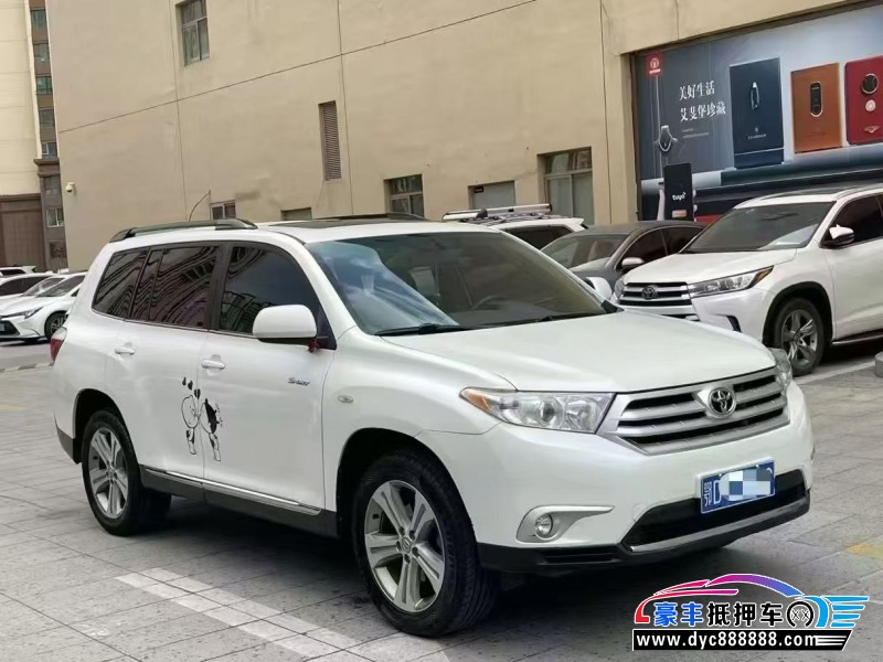 15年丰田汉兰达SUV抵押车出售