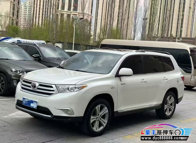 15年丰田汉兰达SUV抵押车出售