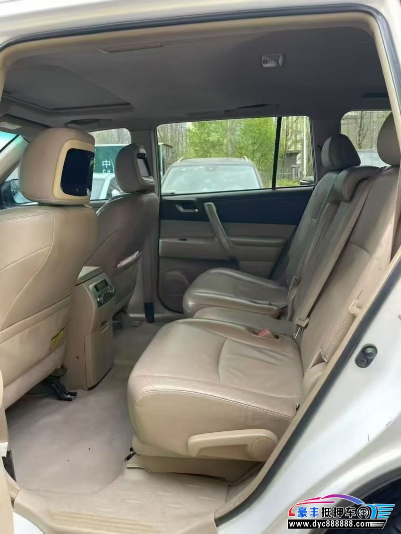 15年丰田汉兰达SUV抵押车出售