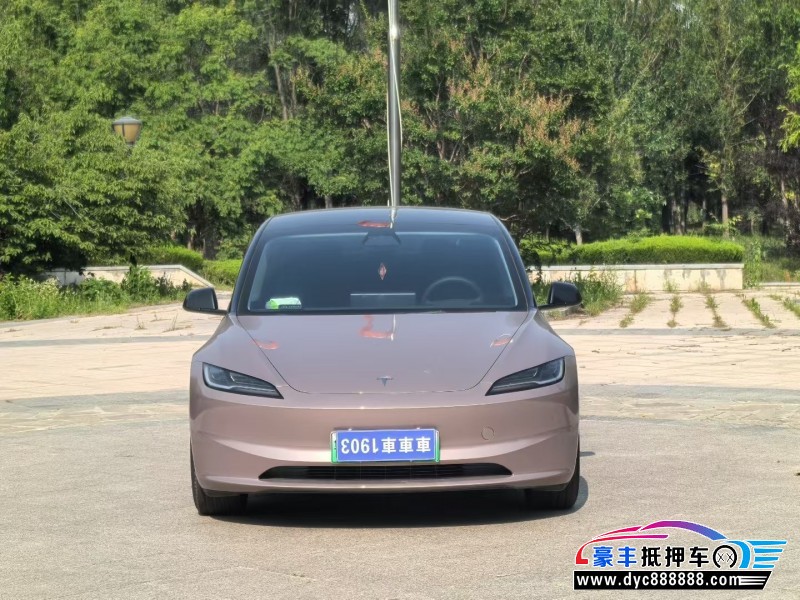 抵押车出售24年特斯拉MODEL 3轿车