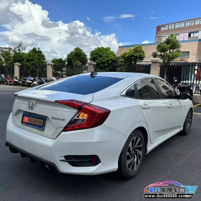 18年本田思域轿车抵押车出售