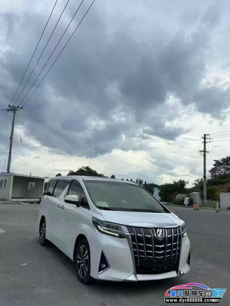 17年丰田埃尔法MPV抵押车出售