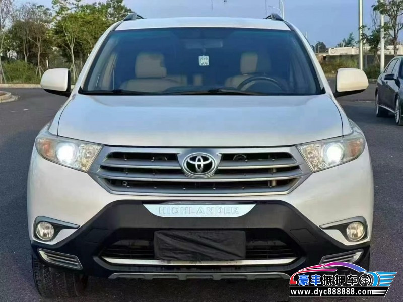 15年丰田汉兰达轿车抵押车出售