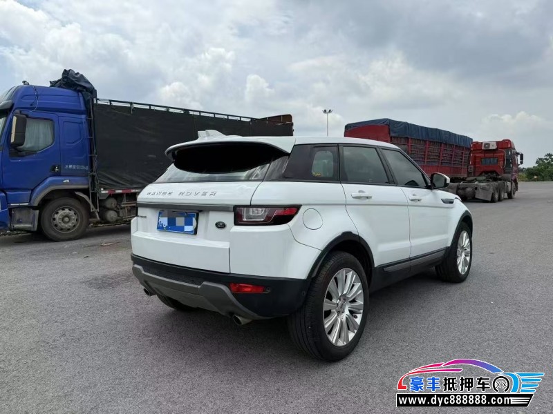 18年路虎揽胜极光轿车抵押车出售