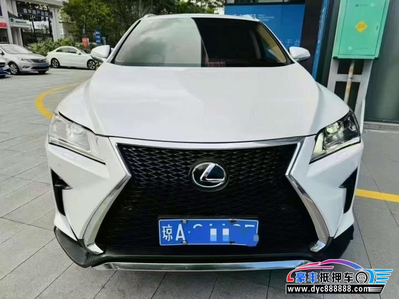 16年雷克萨斯RX轿车抵押车出售