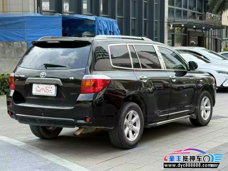 11年丰田汉兰达轿车抵押车出售