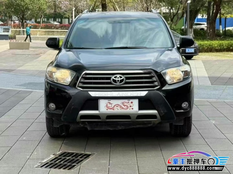 11年丰田汉兰达轿车抵押车出售