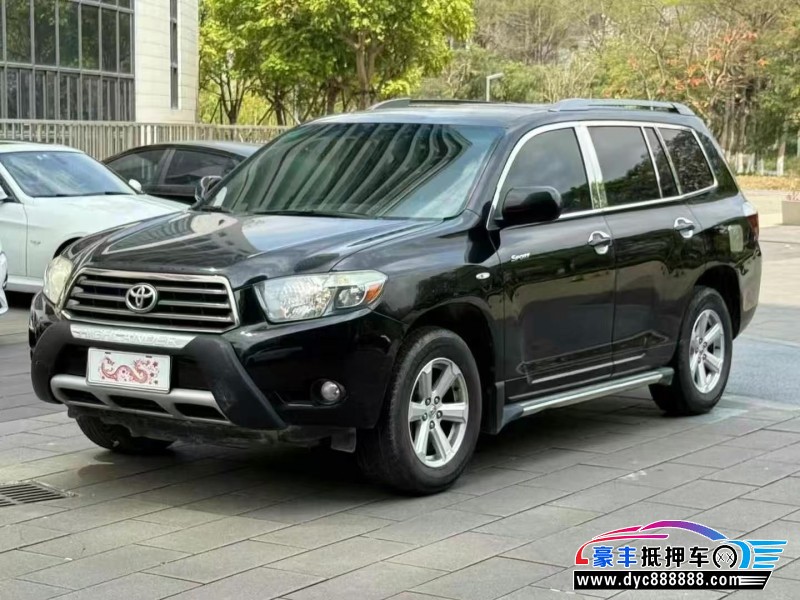 11年丰田汉兰达轿车抵押车出售