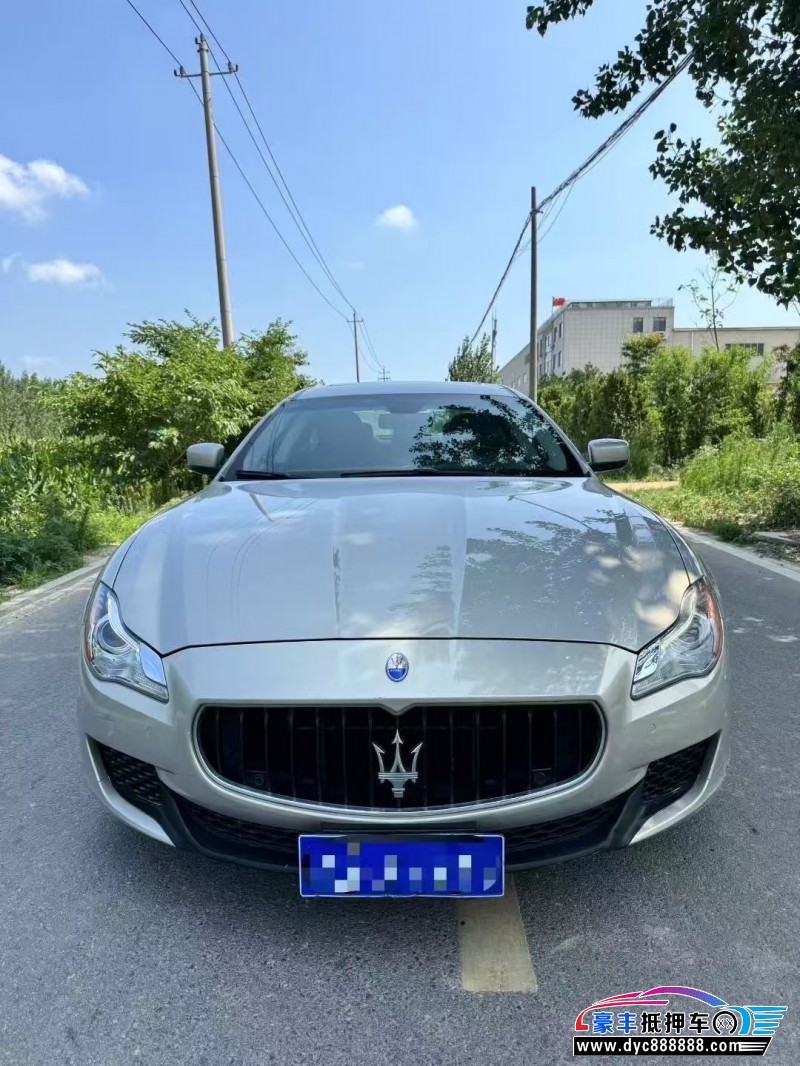 14年玛莎拉蒂总裁轿车抵押车出售