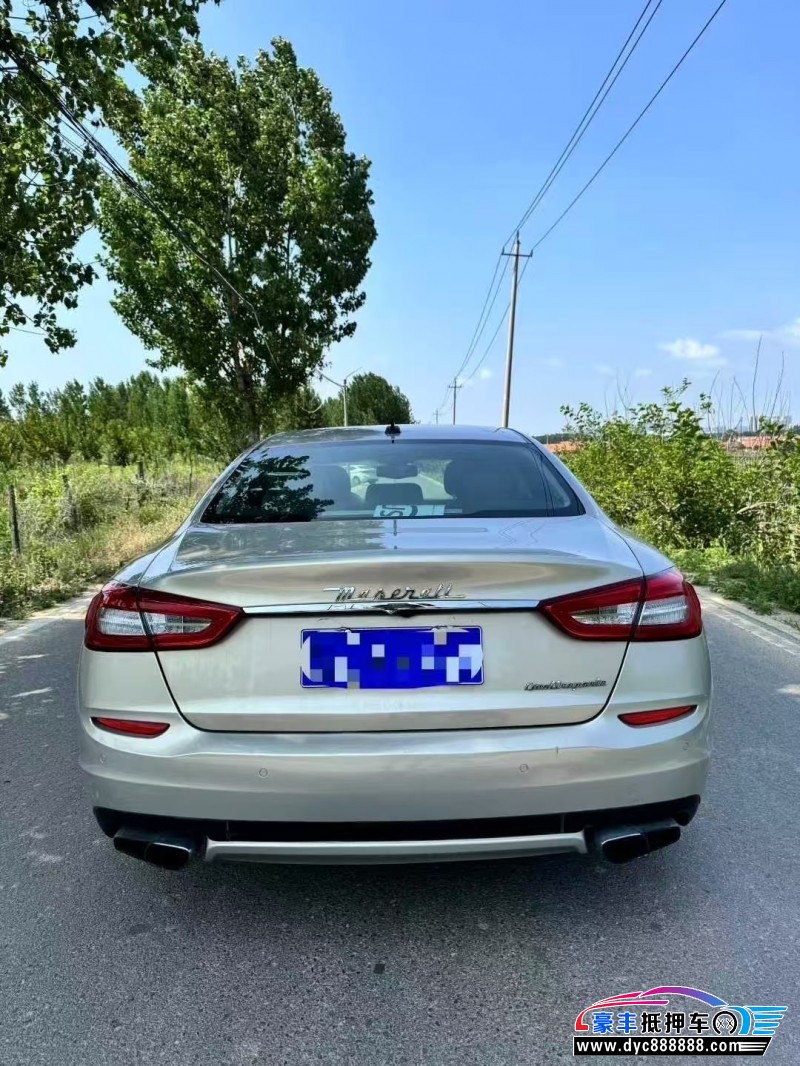 14年玛莎拉蒂总裁轿车抵押车出售