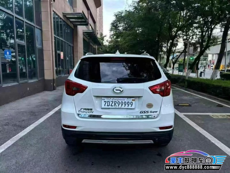 17年传祺GS5轿车抵押车出售