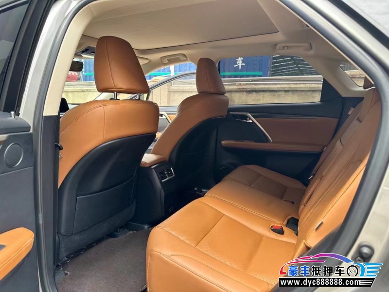 22年雷克萨斯RX轿车抵押车出售