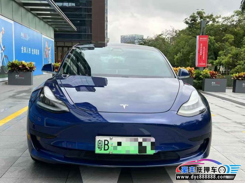 20年特斯拉MODEL 3轿车抵押车出售