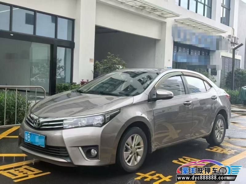 17年丰田卡罗拉轿车抵押车出售