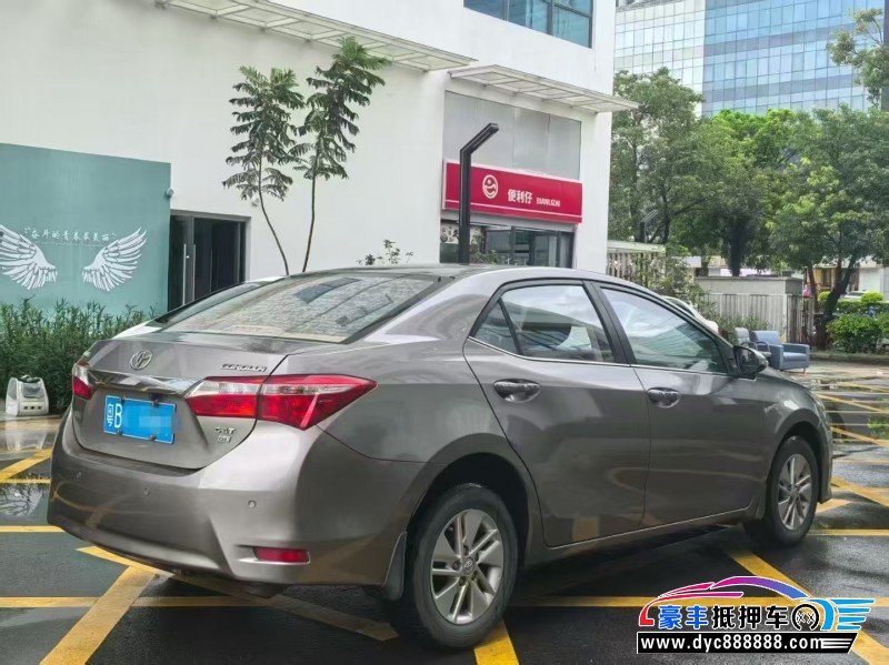 17年丰田卡罗拉轿车抵押车出售