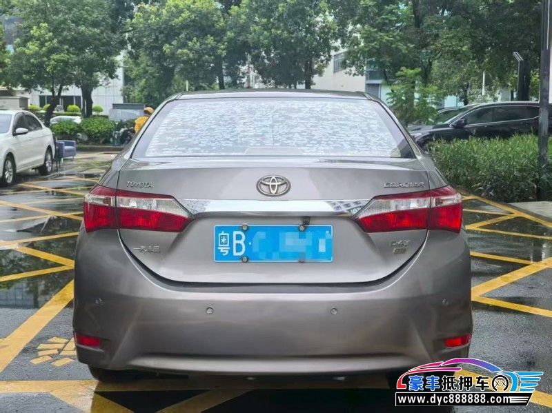 17年丰田卡罗拉轿车抵押车出售