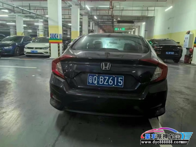 19年本田思域轿车抵押车出售