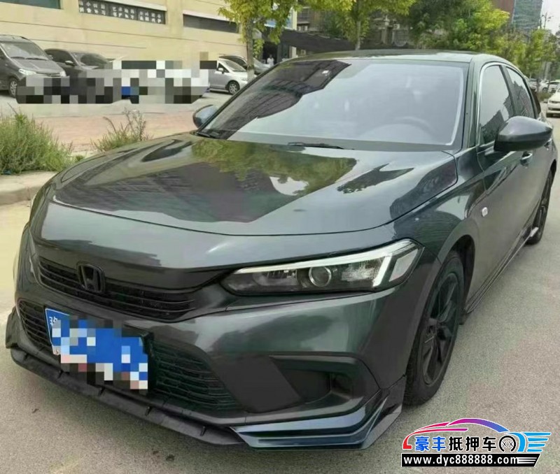 22年本田思域轿车抵押车出售