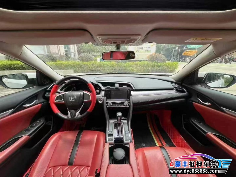19年本田思域轿车抵押车出售