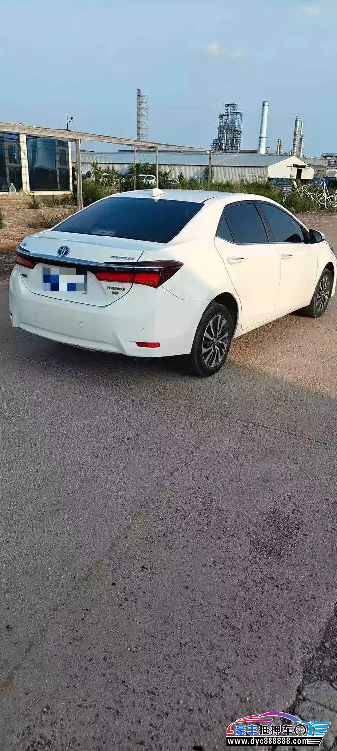 19年丰田卡罗拉轿车抵押车出售