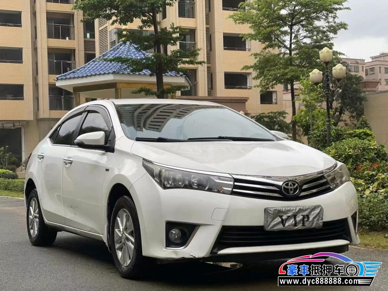 16年丰田卡罗拉轿车抵押车出售