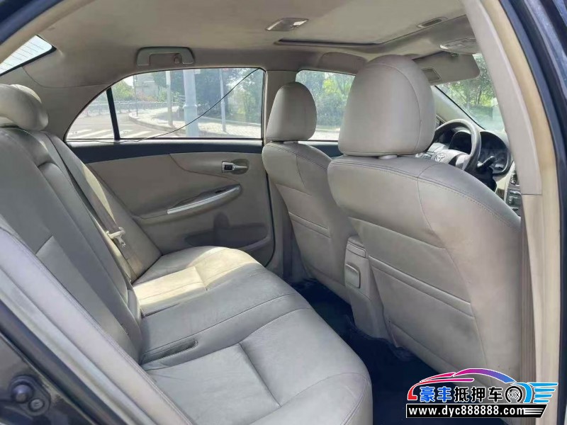 14年丰田卡罗拉轿车抵押车出售