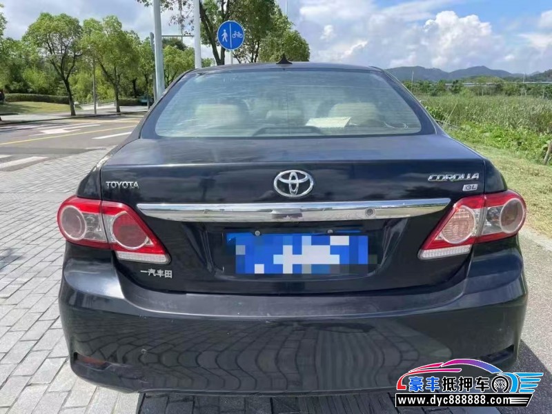 14年丰田卡罗拉轿车抵押车出售