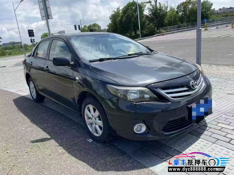 14年丰田卡罗拉轿车抵押车出售