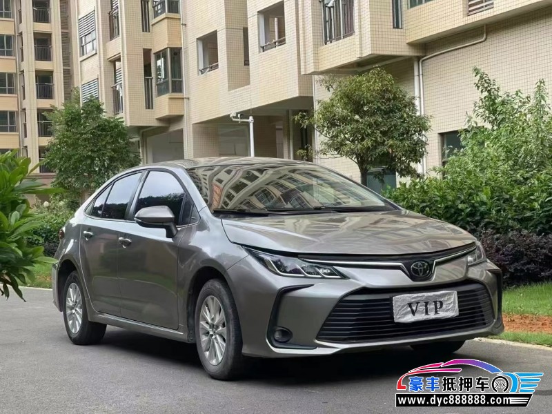 21年丰田卡罗拉轿车抵押车出售