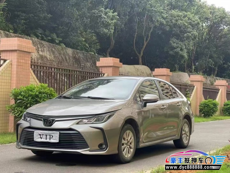 21年丰田卡罗拉轿车抵押车出售