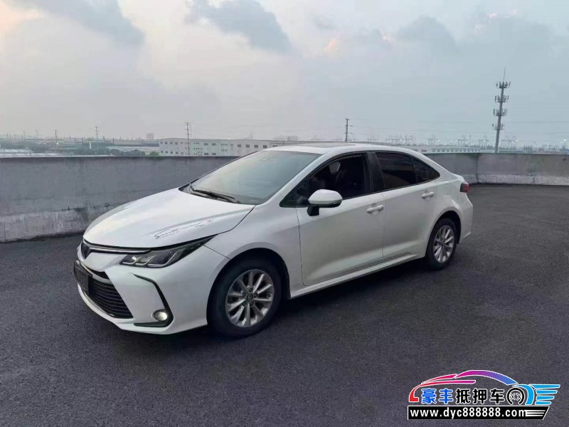 21年丰田卡罗拉轿车抵押车出售