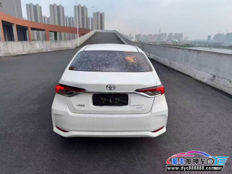 21年丰田卡罗拉轿车抵押车出售