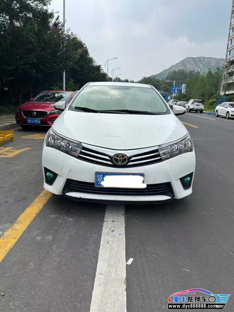 抵押车出售16年丰田卡罗拉轿车