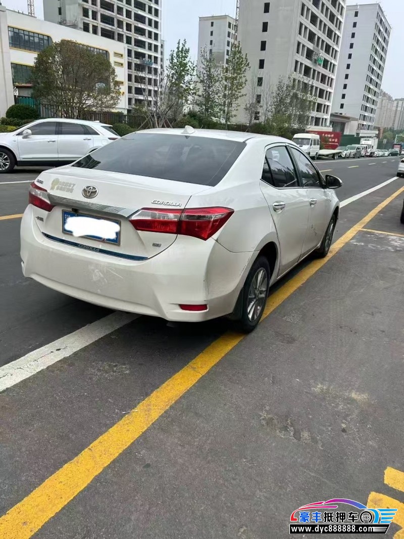 16年丰田卡罗拉轿车抵押车出售