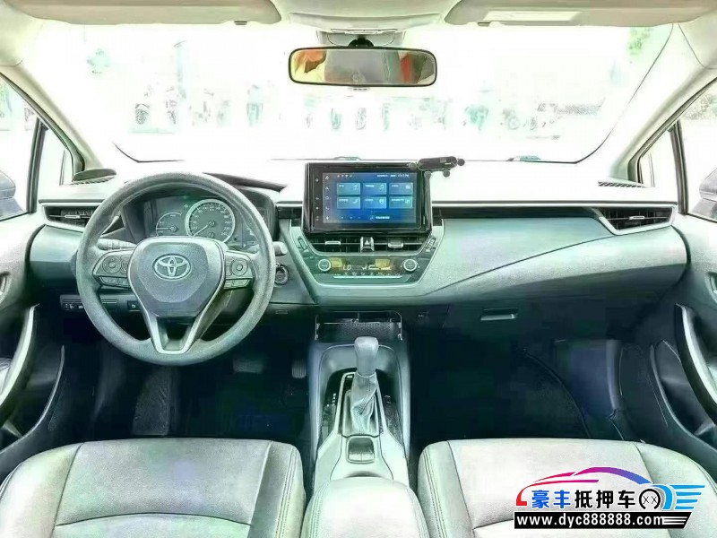 22年丰田卡罗拉轿车抵押车出售