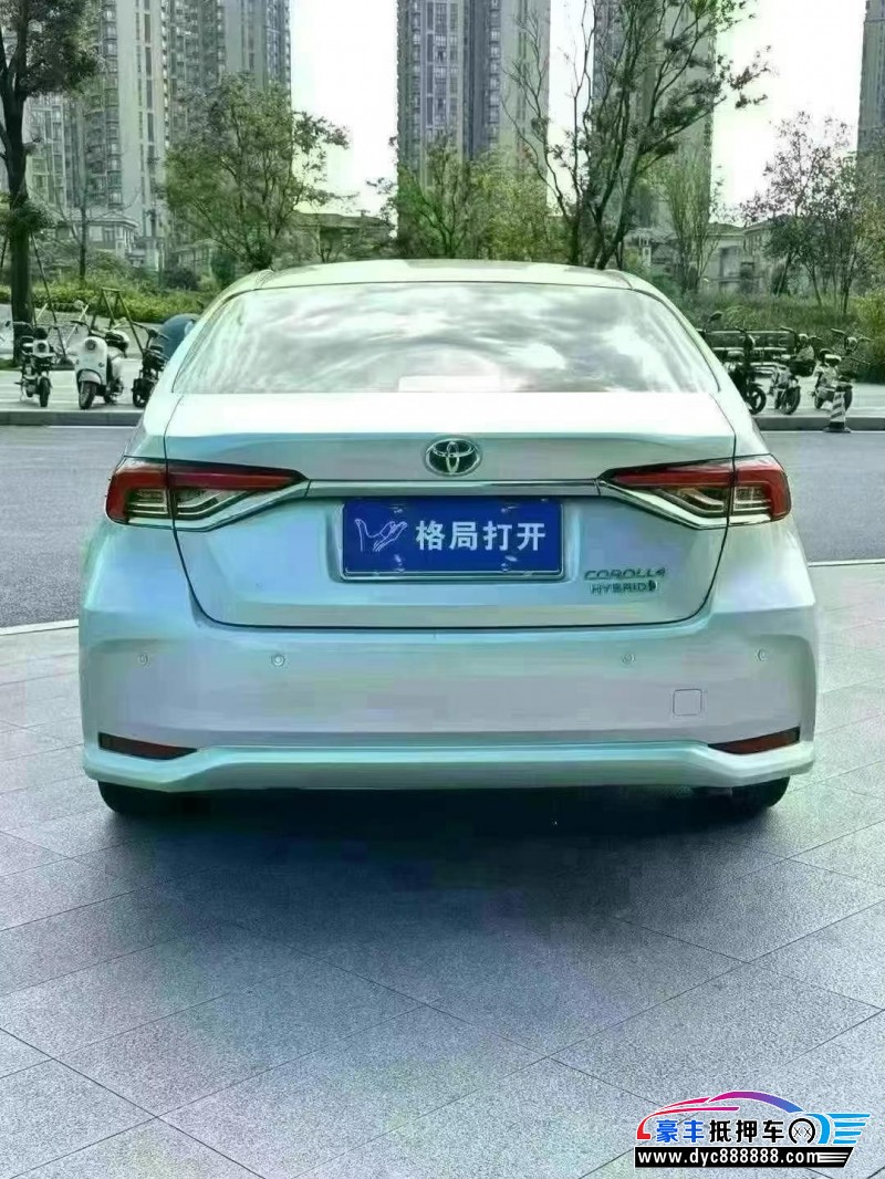 22年丰田卡罗拉轿车抵押车出售