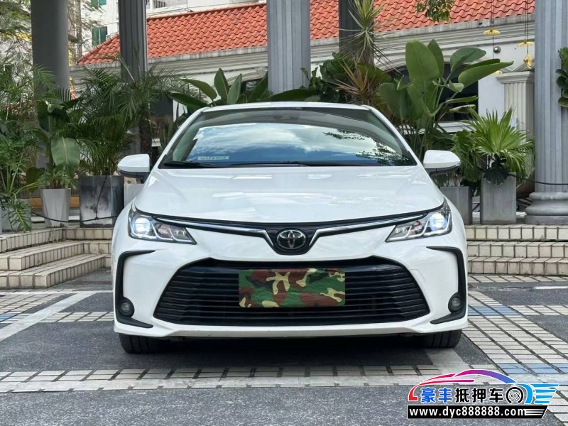 抵押车出售21年丰田卡罗拉轿车