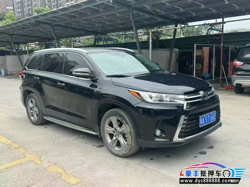 19年丰田汉兰达轿车抵押车出售