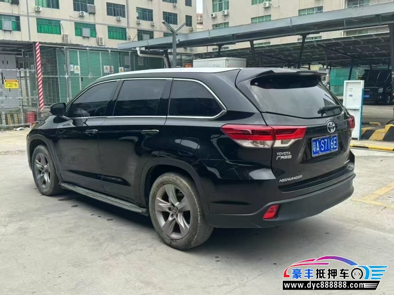 19年丰田汉兰达轿车抵押车出售