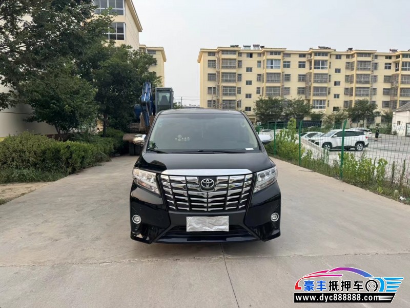 18年丰田埃尔法轿车抵押车出售