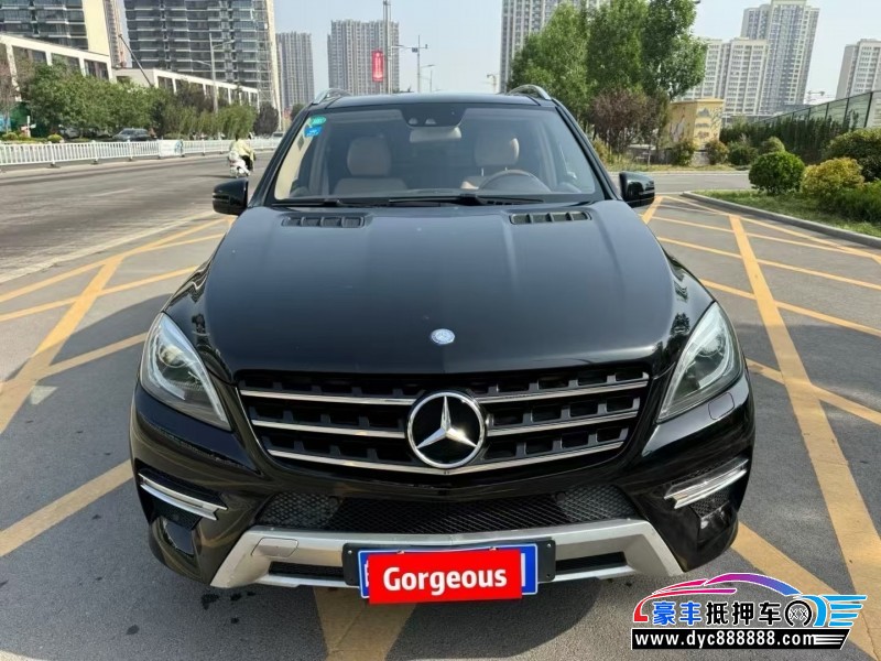 12年奔驰MLSUV抵押车出售
