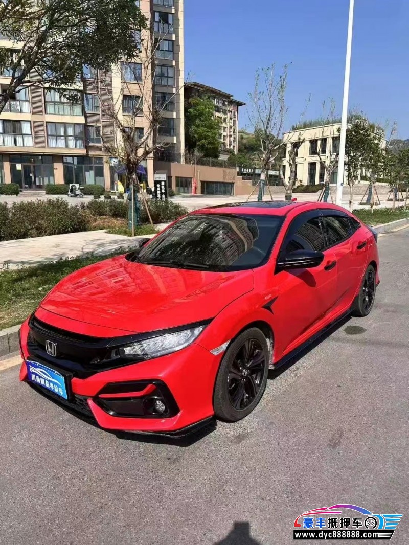 21年本田思域轿车抵押车出售