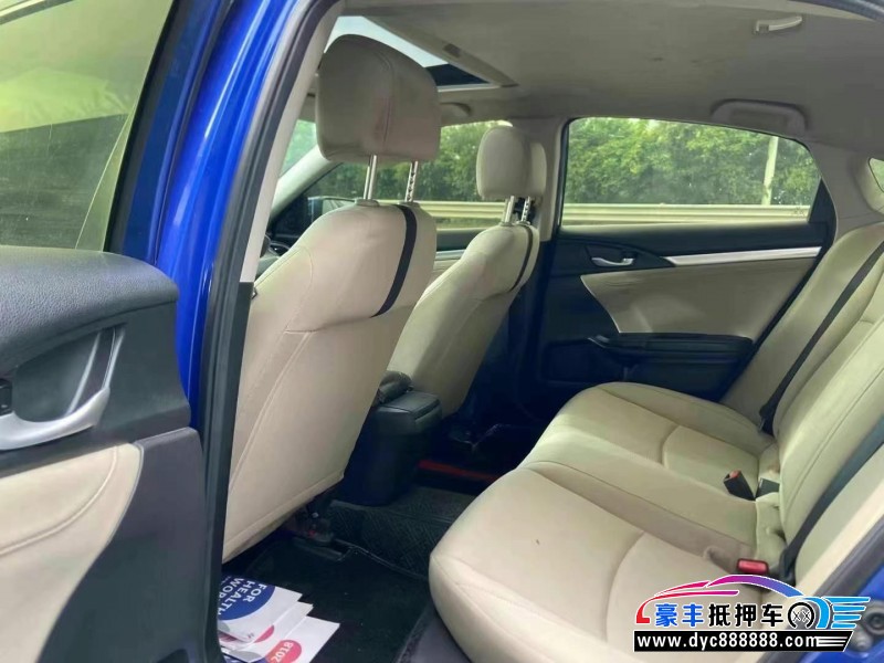 19年本田思域轿车抵押车出售