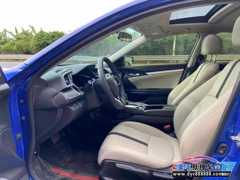 19年本田思域轿车抵押车出售