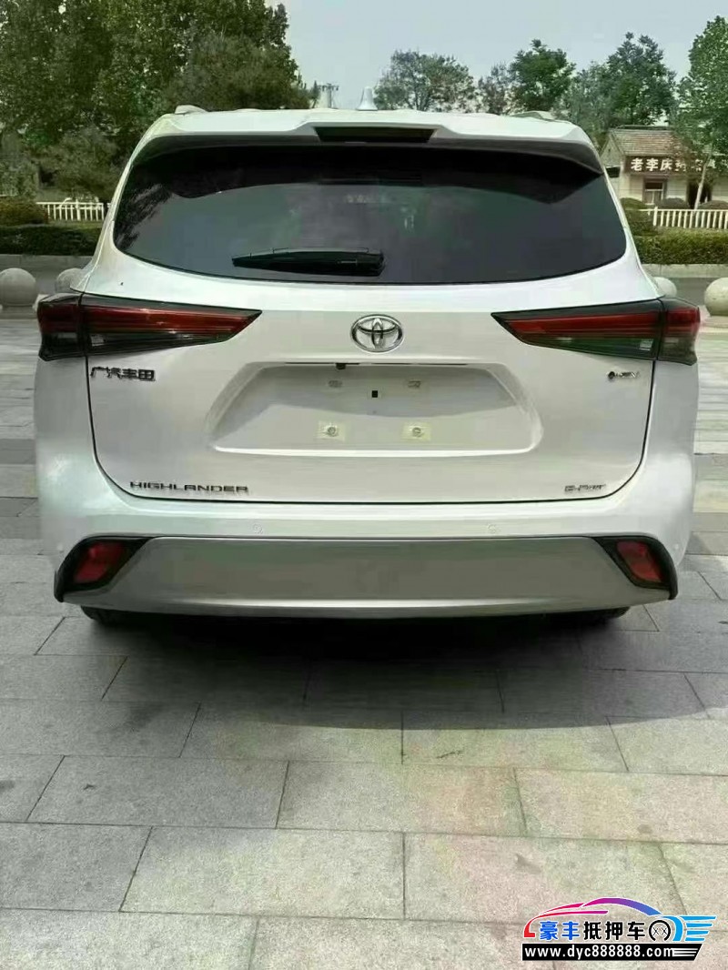 25年丰田汉兰达轿车抵押车出售