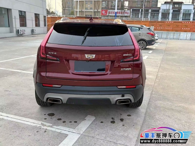 19年凯迪拉克XT4轿车抵押车出售