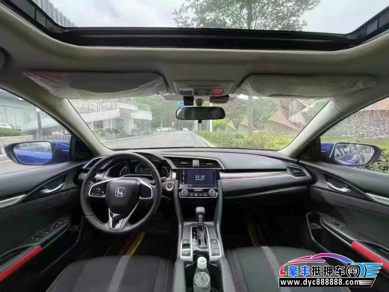 21年本田思域轿车抵押车出售